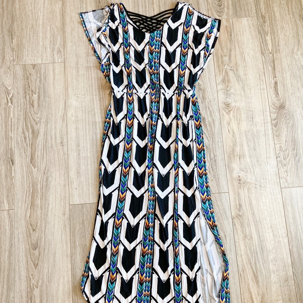 Apt 9 Short Sleeve Maxi Dress